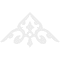 Ekena Millwork Pitch Whitman Architectural Grade PVC Gable Pediment, 60"W x 30"H x 1"P (12/12) GPP060X030X100WHI - alternate 3